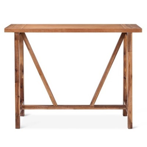 Threshold Wheaton Trestle Base Console Table Brown Check Back Threshold Wheaton Trestle Base Console Table Brown