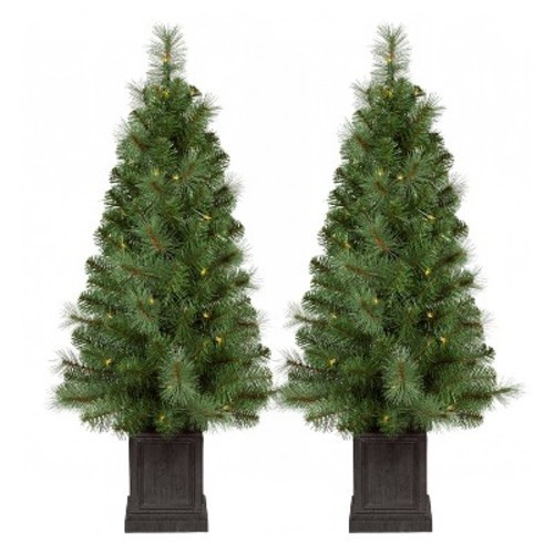 2pk 35ft Prelit Christmas Tree Douglas Fir Clear Lights 2pk 35ft Prelit Christmas Tree Douglas Fir Clear Lights