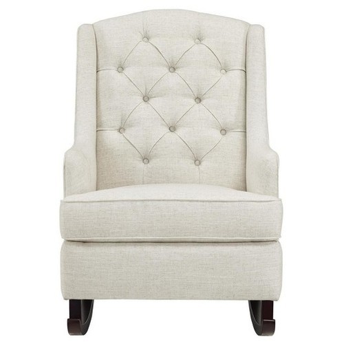 baby relax zoe tufted rocking chair