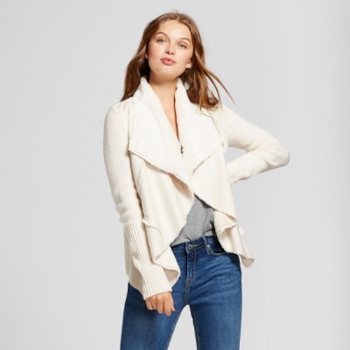 Women\u0027s Sherpa Sweater Jacket , Knox Rose Ivory M , Check Back Soon