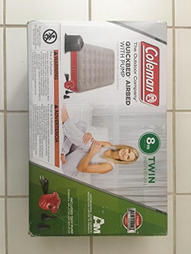 coleman quickbed twin with pump