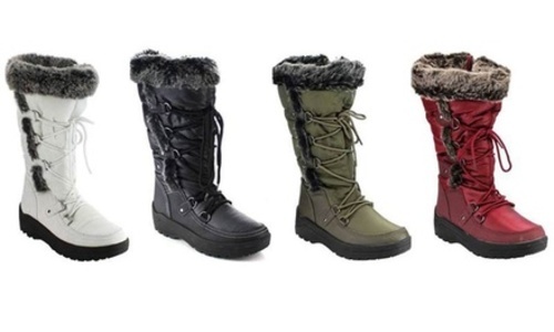 rain boots with fur inside