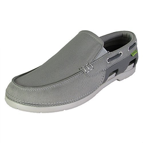 Crocs Men S Comfort Shoes Old 10 Medium Smoke Pearl White