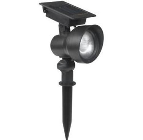 Portfolio 3 Light Solar Led Landscape Flood Kit Black