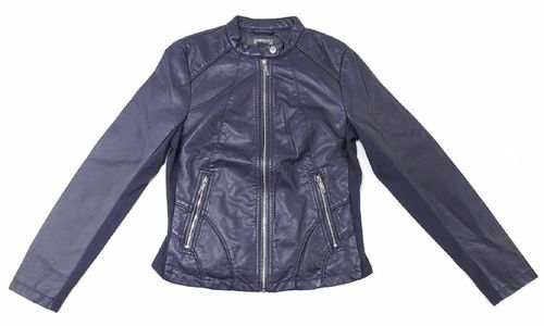 kenneth cole reaction faux leather jacket womens