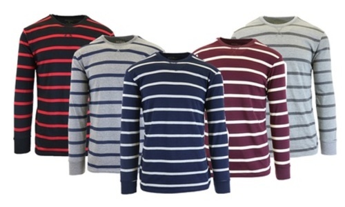 red and black striped long sleeve shirt mens