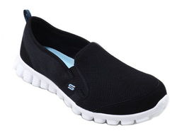 black memory foam shoes ladies