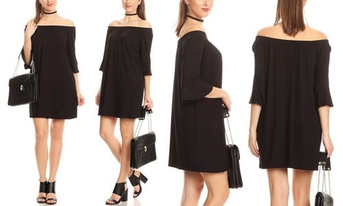 nelly off shoulder dress