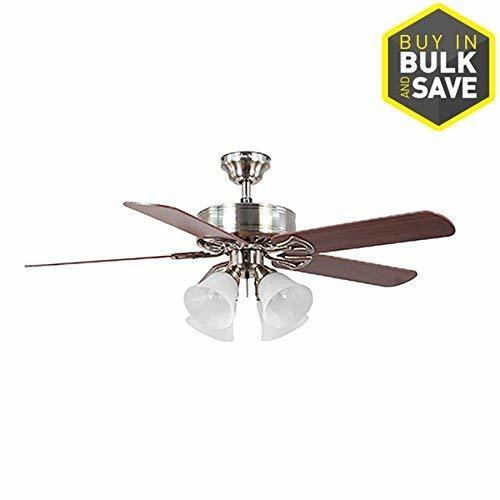 Harbor Breeze 52 Indoor Ceiling Fan With Light Kit Brushed Nickel Harbor Breeze 52 Indoor Ceiling Fan With Light Kit Brushed Nickel