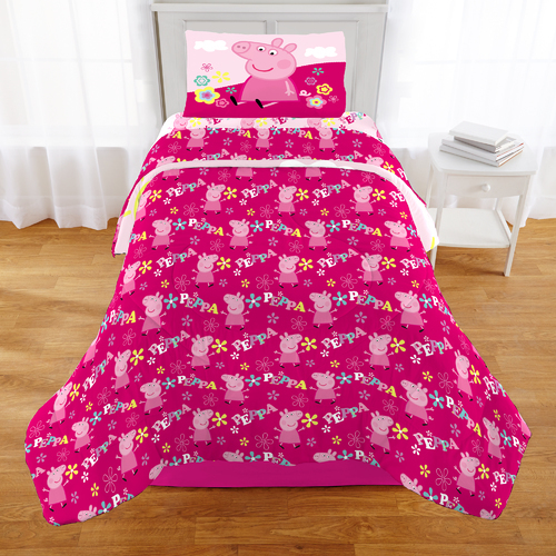 Entertainment Peppa Pig Comforter Set 2 Piece Multi Size Twin