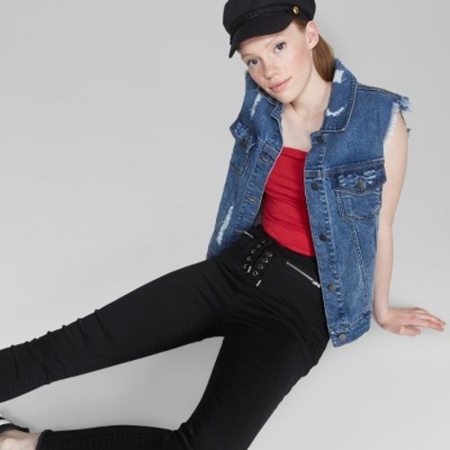 size 18 black skinny jeans