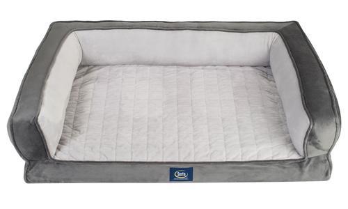 Serta Ortho Foam Couch Style Pet Bed Gray Size Xl Check Back