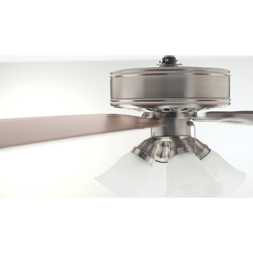 Harbor Breeze 52 Indoor Ceiling Fan With Light Kit Brushed
