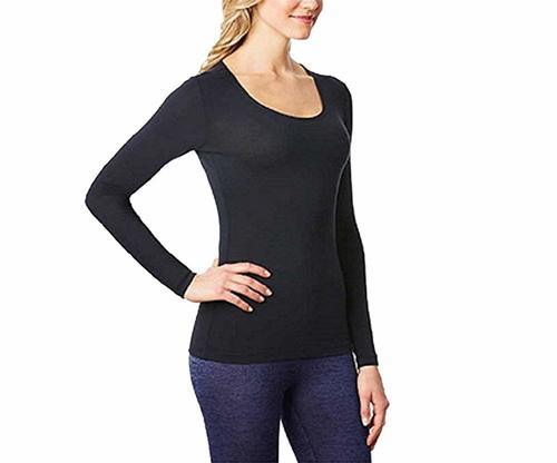 32degrees women's heat scoop neck thermal top