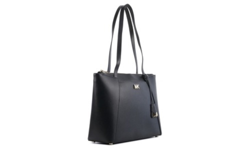 michael michael kors maddie medium crossgrain leather tote