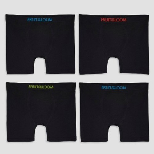 Fruit of the Loom Boys Seamless Comfort Boxer Brief Underwear
