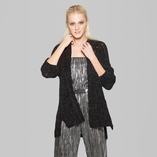 wild fable black cardigan