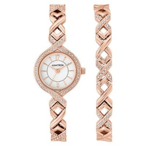 armitron watch and bracelet set