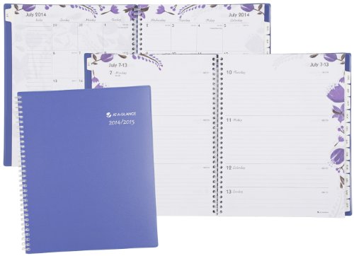 at a glance 2014 2015 academic year joy weekly monthly at a glance weekly monthly planner 2015