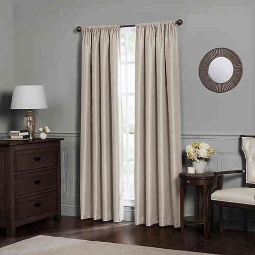 120 Emery Rod Pocket Insulated Blackout Window Curtain Panel