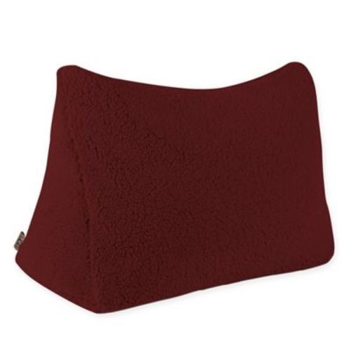 Ugg Classic Sherpa Reading Wedge Pillow Redwood Check Back