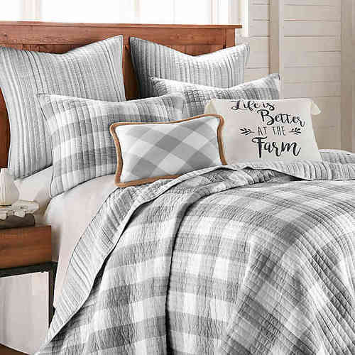 Bee Willow Home Buffalo Check Bedding Set Grey Size Full Queen Back Soon Blinq - Queen Size Buffalo Check Bedding Bee Willow Home Buffalo Check Bedding Set Grey Size Full Queen Back Soon Blinq - Queen Size Buffalo Check Bedding