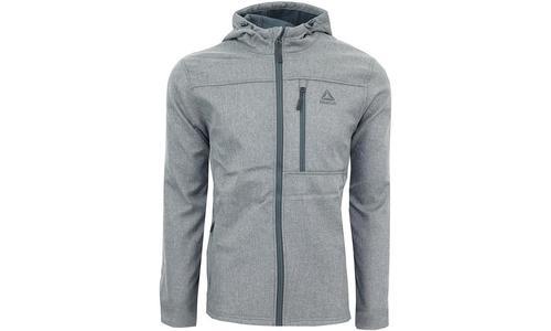 reebok men's softshell swacket jacket