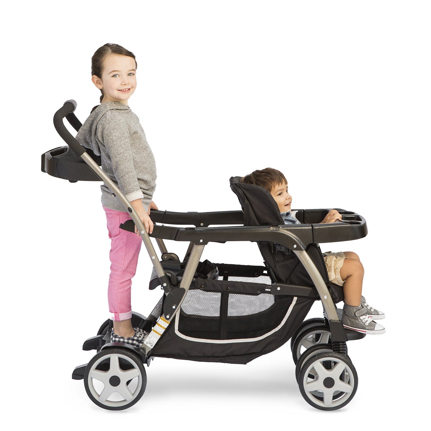 graco ready2grow click connect stand and ride stroller