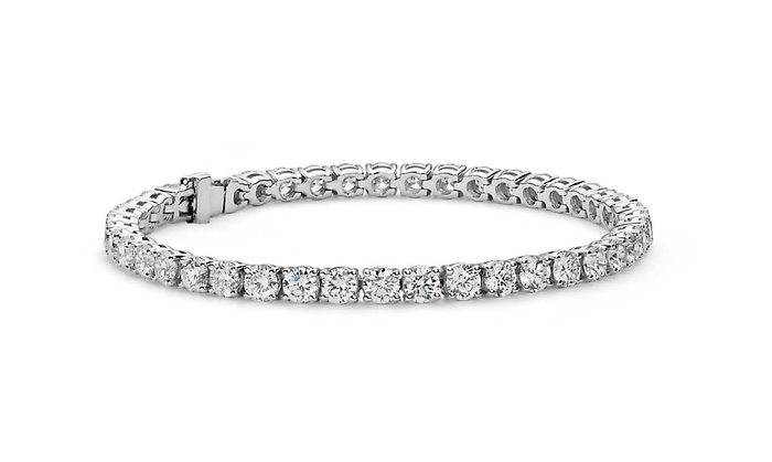 18 00 Cttw Elegant Design Tennis Bracelet With Swarovski Elements 18 00 Cttw Elegant Design Tennis Bracelet With Swarovski Elements